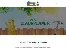 Tablet Screenshot of curtze.de